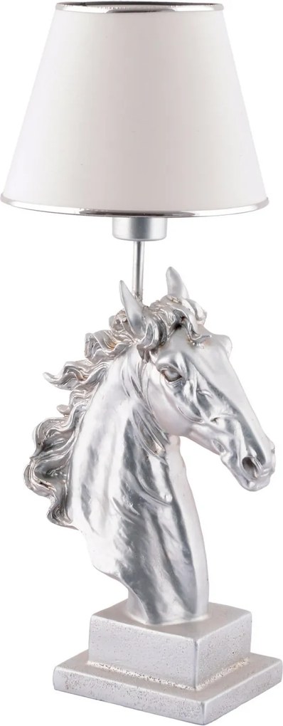 Horse - White, Silver