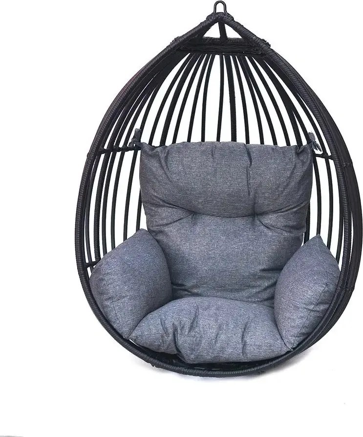 Bogota függőszék, fekete, szerkezet nélkül