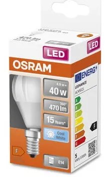 Semleges színű LED izzó E14, 5 W – Candellux Lighting