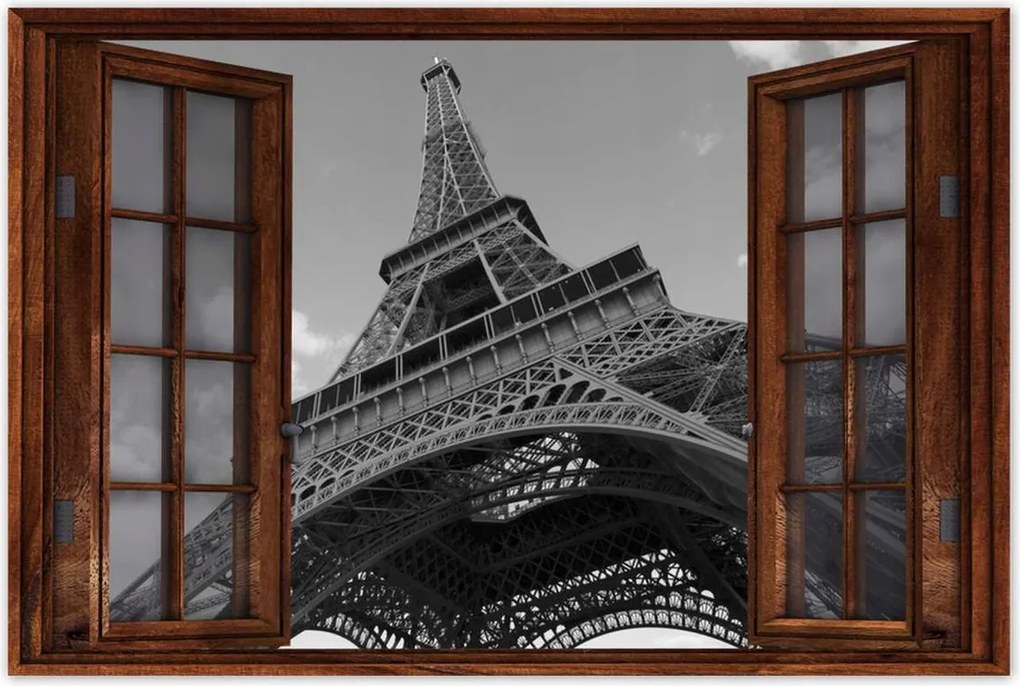 Poszterek 60x40 Eiffel-torony alulról