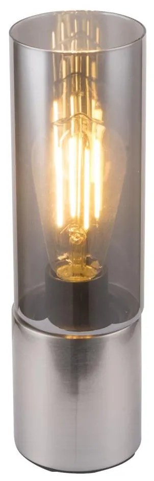 GLOBO 21000N - Asztali lámpa ANNIKA 1xE27/25W/230V átm. 9 cm króm