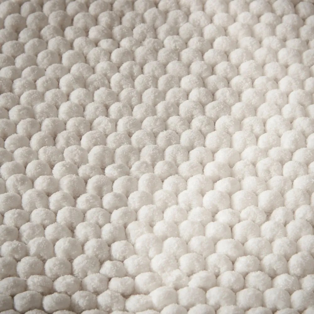 Fehér fürdőszobai kilépő 50x120 cm Aspen Bobble – Bianca