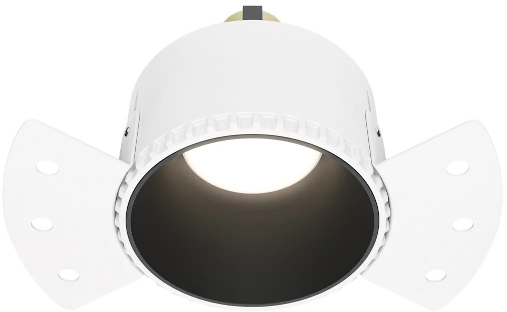 DL051-01-GU10-RD-WB Share Alumínium Süllyesztett Lámpa Fekete Színű 1 x GU10 10 W IP20