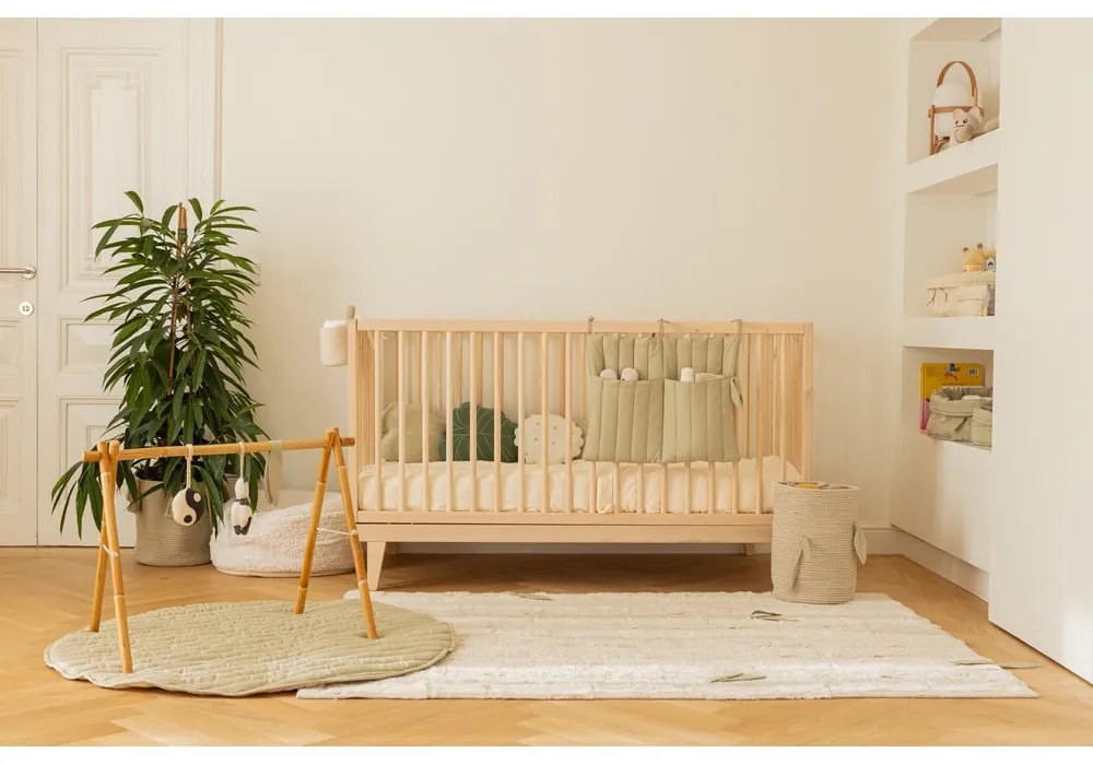 Zsebes tároló kiságyra 40 cm Benjamin Olive – Lorena Canals