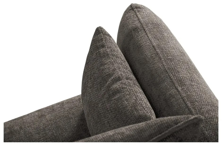 Szürke sarokkanapé (jobb oldali) Matera – Cosmopolitan Design