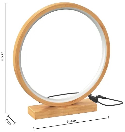Atmosphera - LED Asztali lámpa STELA LED/2,7W/230V bambusz