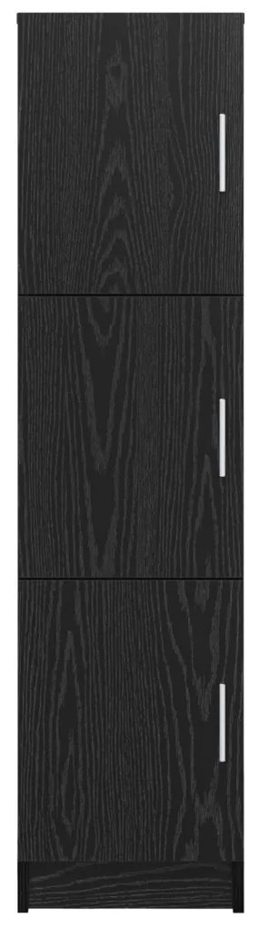 Magas Tároló Musta tammi 31,5 x 32 x 124 cm Faanyag