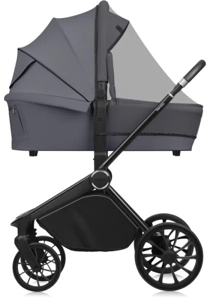 Lionelo - MIKA PLUS 2 az 1-ben kombinált babakocsi Grey Stone