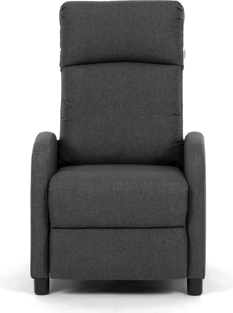 Polohovací křeslo, šedá, látka, TV-W3397 GREY2