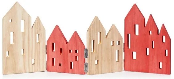 Markslöjd 705743 - LED Karácsonyi dekoráció VIEW LED/0,9W/3V fa/piros