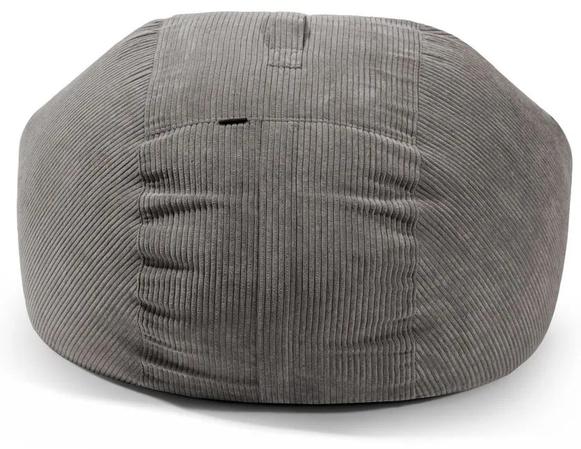 Kék kordbársony babzsákfotel Roll 135 – SLOWDOWN