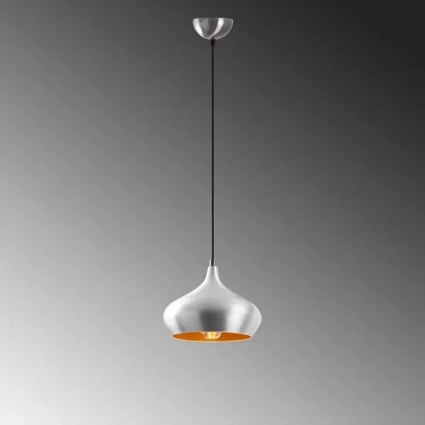 DODO függőlámpa kábellel 1xE27/40W/230V matt króm