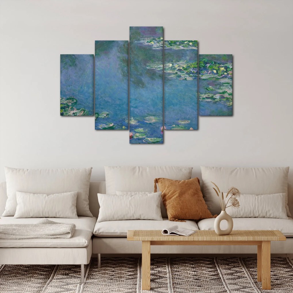 Kép - Claude Monet, Water Lilies, reprodukciók (150x105 cm)
