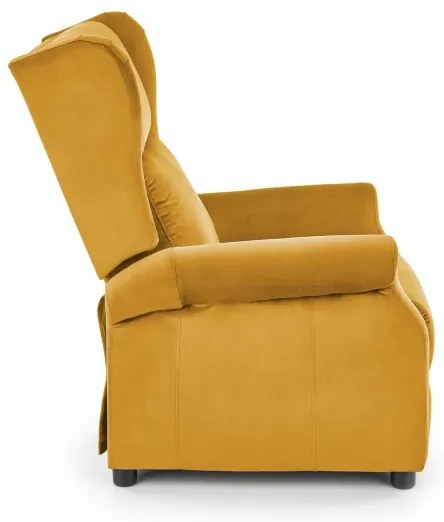 Állítható fotel RELAXA sárga