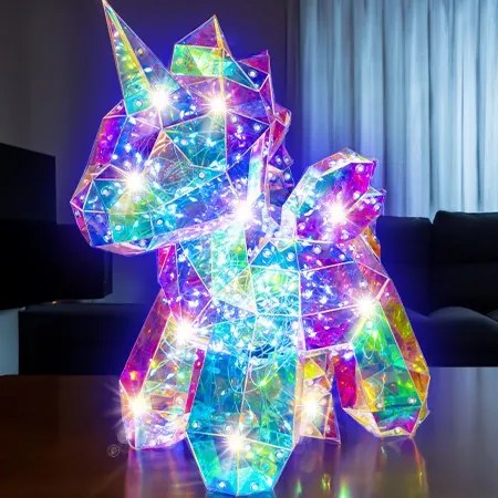 PRISMIC™ 3D Puzzle LED lámpa - Unikornis (v)