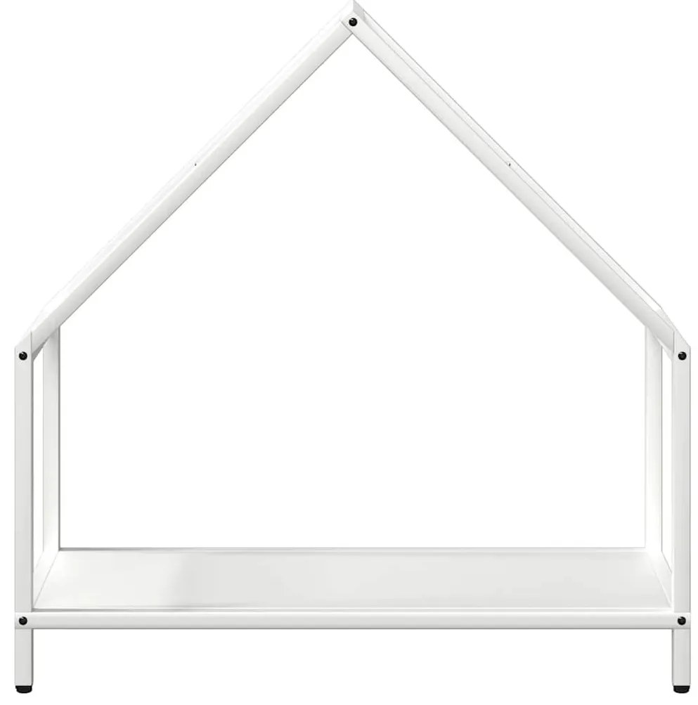 fehér hidegen hengerelt acél tűzifatároló 60x25x60 cm