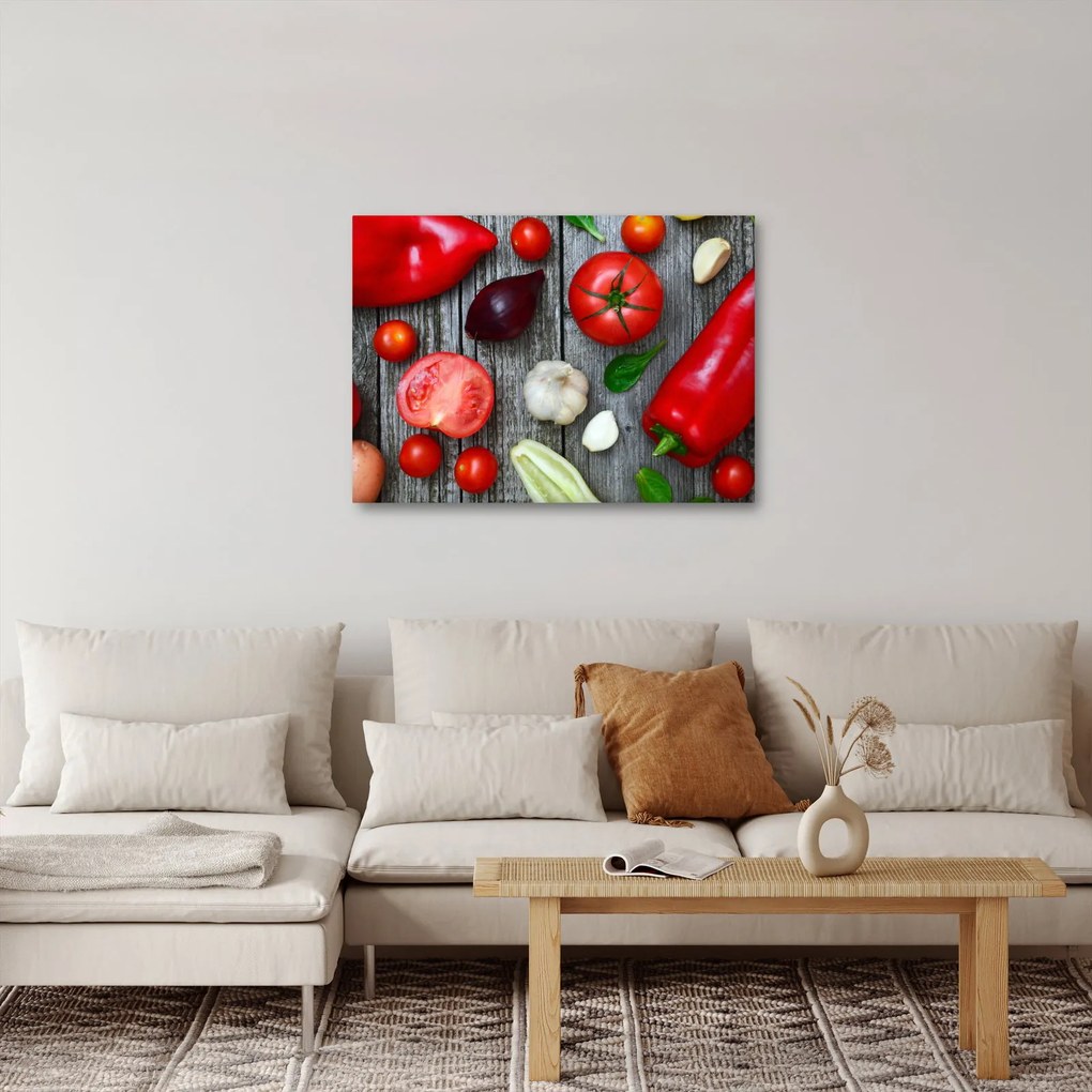 Zöldség képe (70x50 cm)