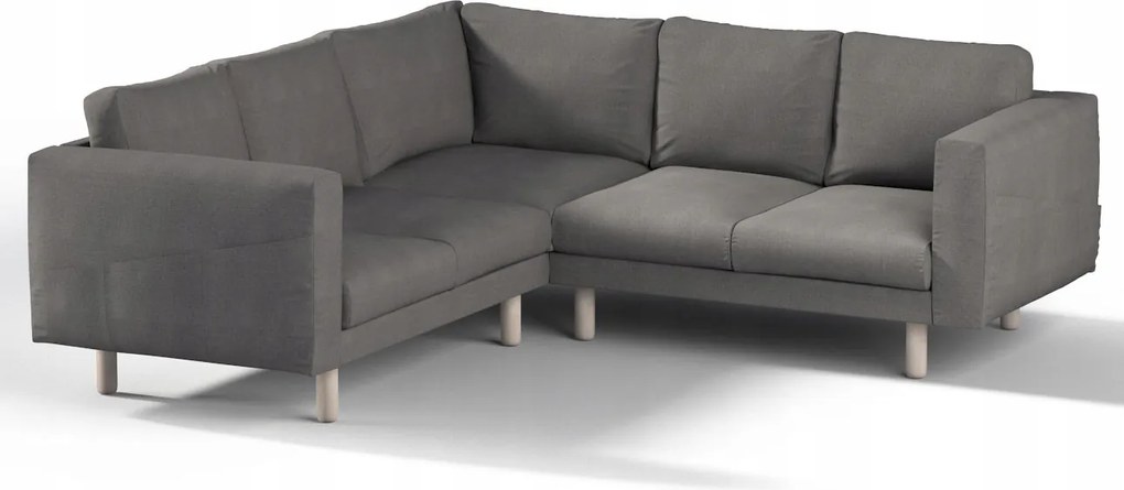 Dekoria Norsborg 4 személyes sarokkanapé huzat Ikea szürke