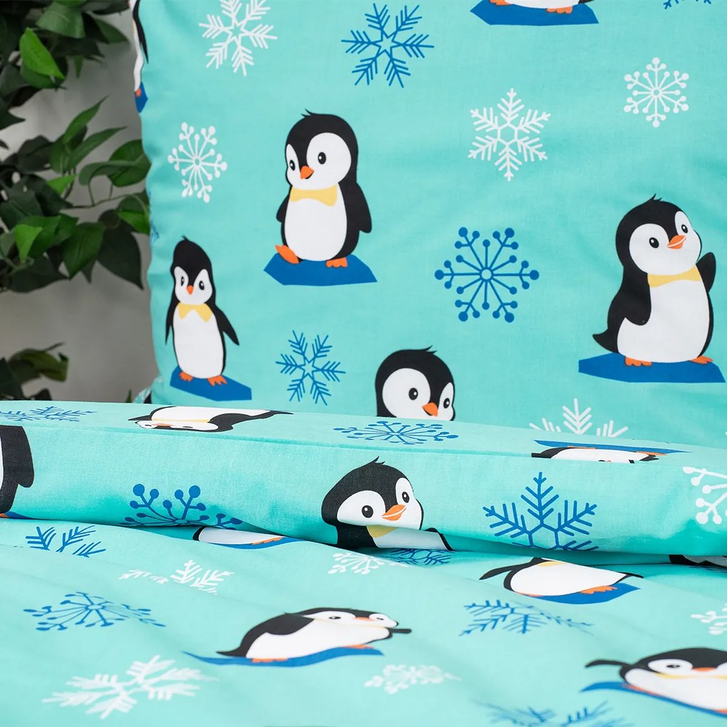 4Home Gyermek pamut ágynemű Arctic Friends, 140 x 200 cm, 70 x 90 cm