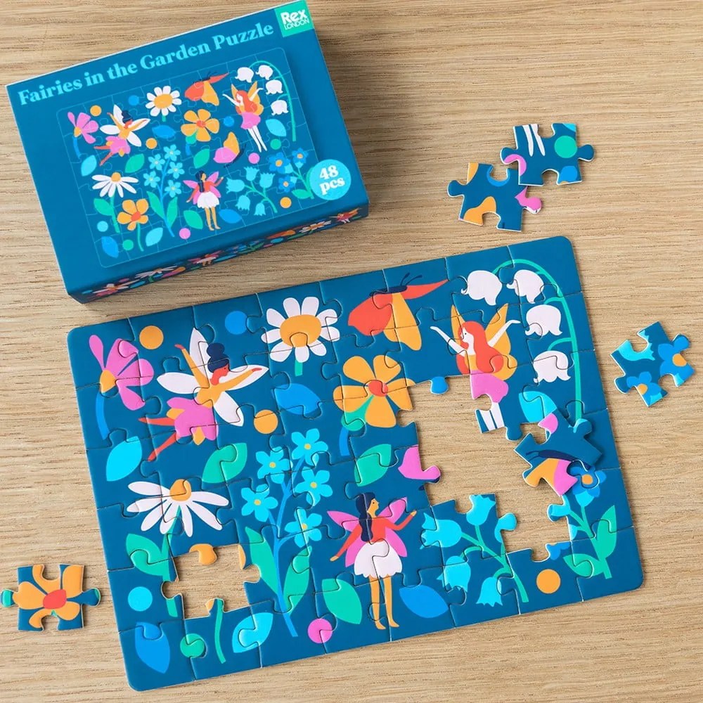 Puzzle (darabszám 48) Fairies in the Garden – Rex London