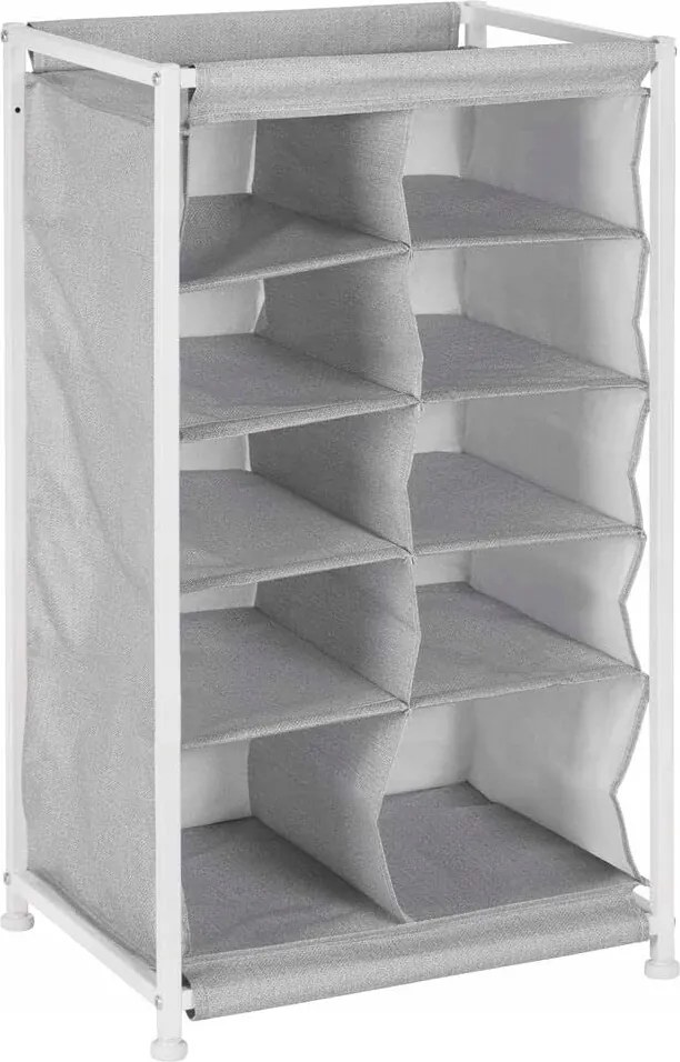 Praktikus Formás Szekrény Állvány Cipőtartó Univerzális 10 pár