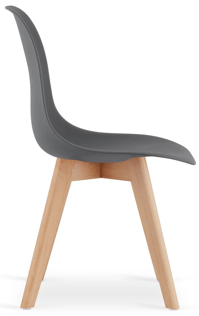 Sötétszürke KITO szék bükkfa lábakkal