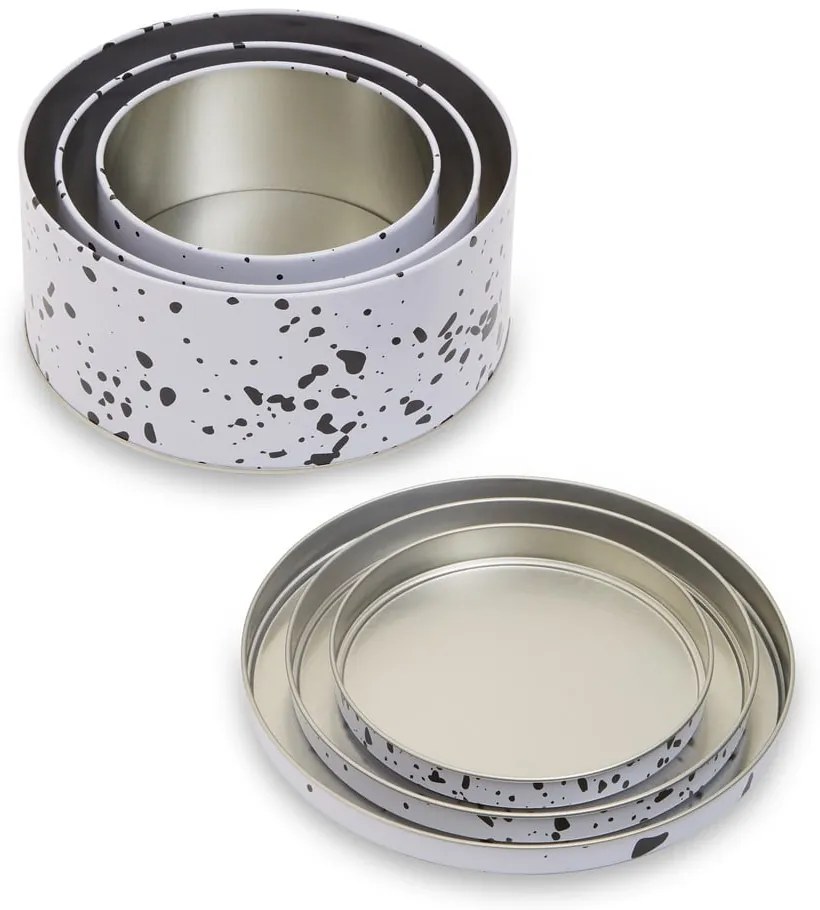 Süteménytartó fém doboz szett 3 db-os Speckled – Premier Housewares