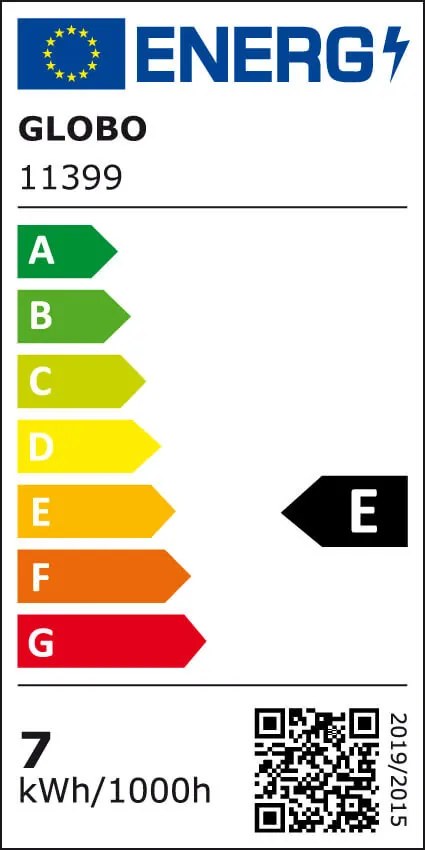 Globo 11399 LED fényforrás, 7W E27, 3000K, 800 lm