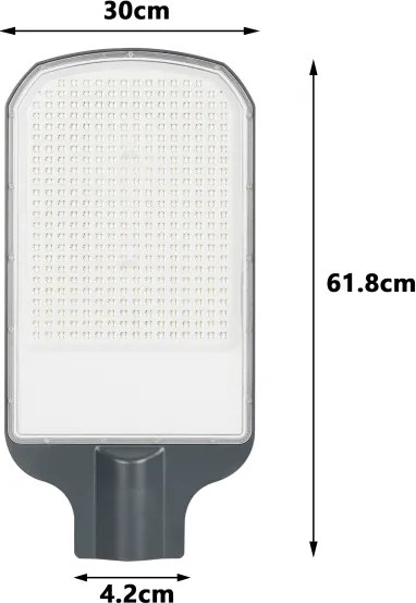 Brilagi - LED kültéri utcai lámpa URBANLIGHT LED/250W/230V antracit IP65