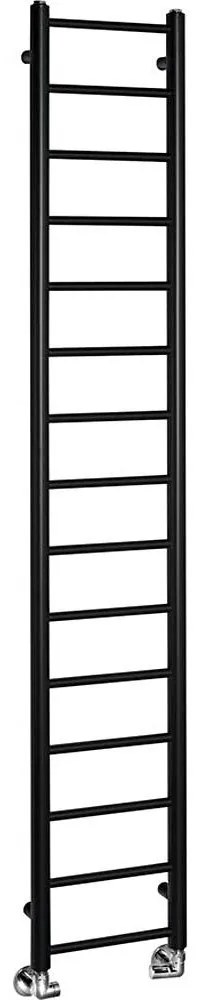 Sapho - DINA fürdőszobai radiátor, 335 W, 30 x 174 cm, matt fekete