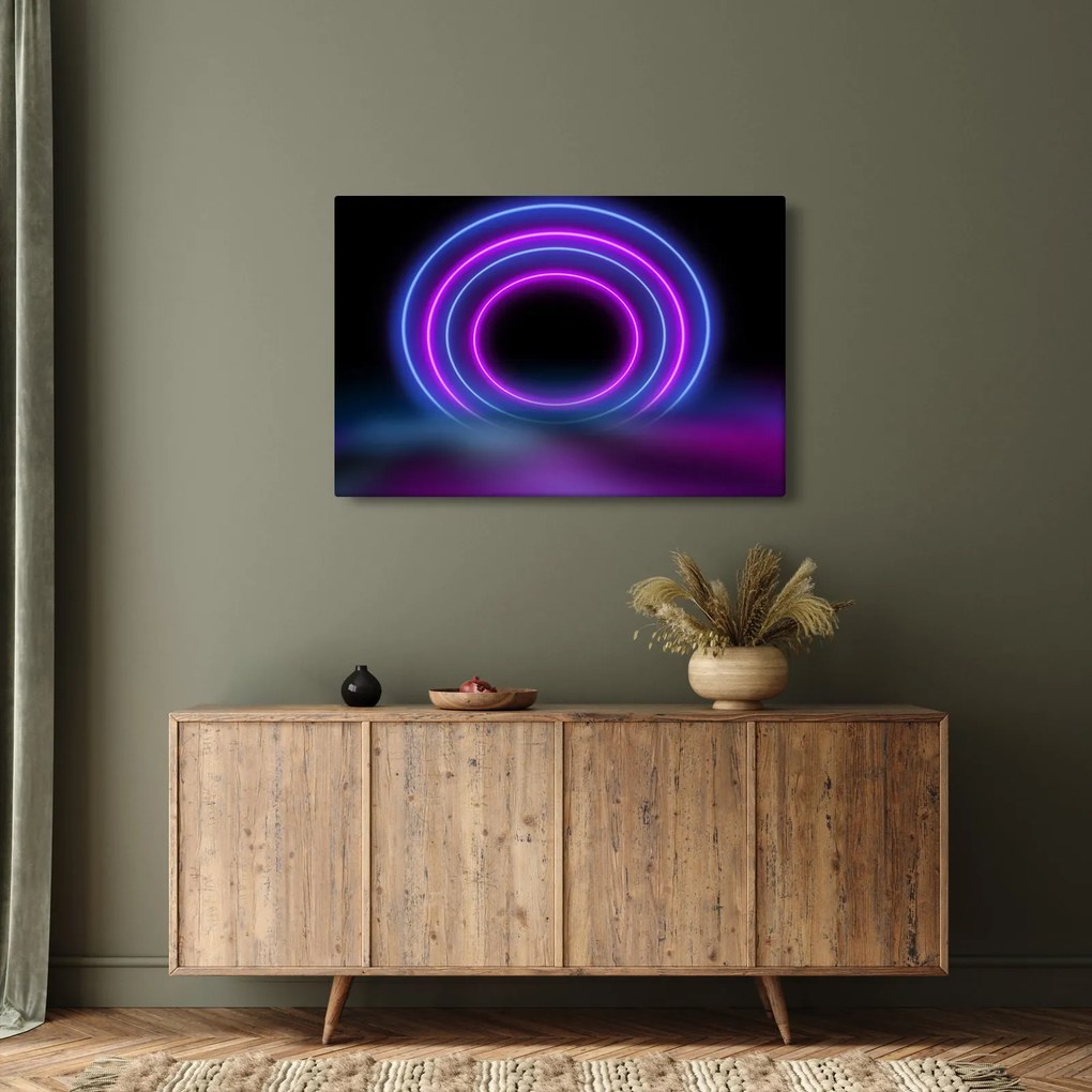 A színes körök képe (90x60 cm)