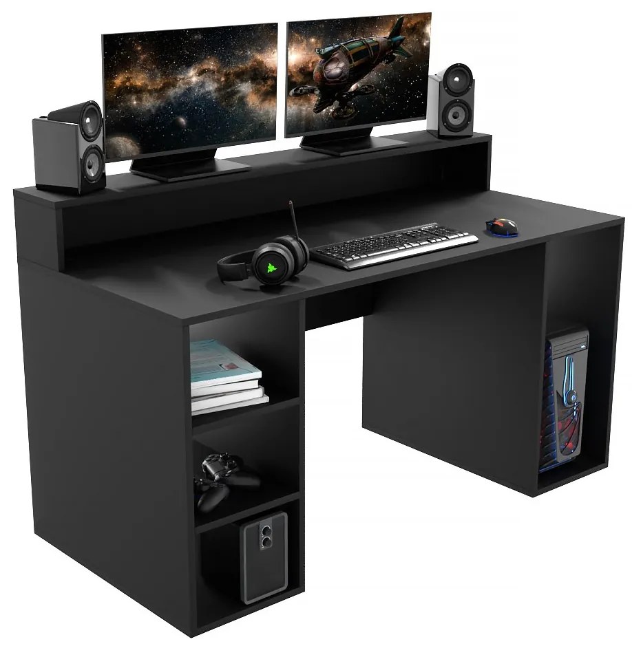 Gamer PC asztal Endechor (fekete). 1054994