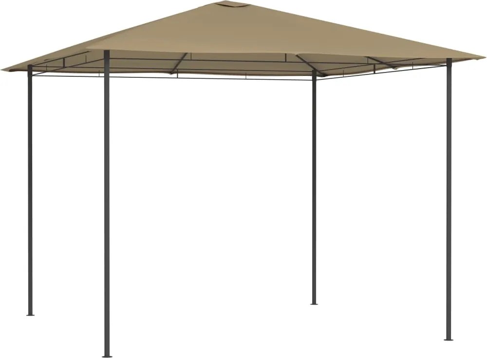 vidaXL tópszínű pavilon 3 x 3 x 2,6 m 160 g/m²