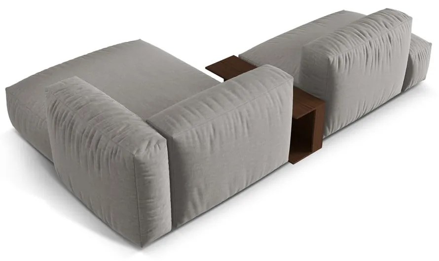 Világosszürke moduláris sarokkanapé (jobb oldali) Martina – Micadoni Home