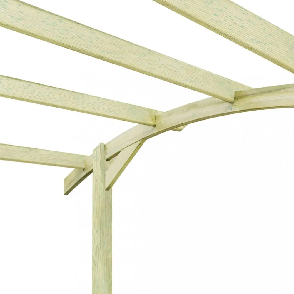 kerti pergola impregnált fenyőfalécekből 180 x 197 x 210 cm