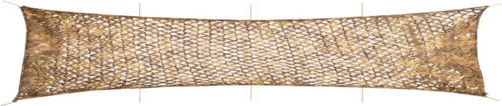 vidaXL homokszínű kamuflázsháló tárolózsákkal 844x142 cm