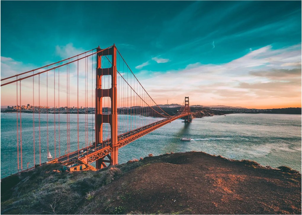 Kép - Golden Gate, San Francisco (70x50 cm)