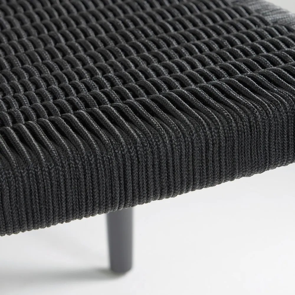 Glynis fekete eukaliptuszfa kerti szék - Kave Home