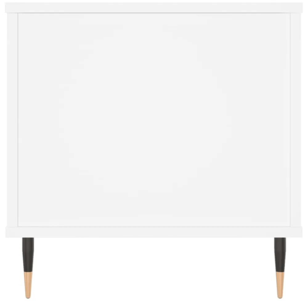 fehér szerelt fa dohányzóasztal 90x44,5x45 cm