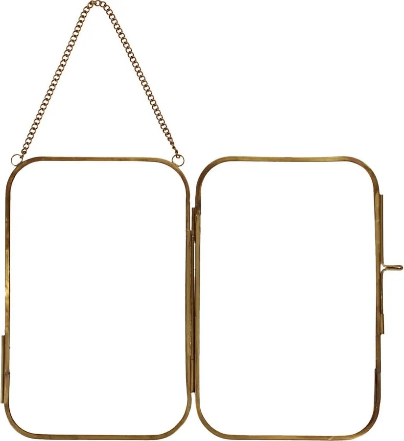 Aranyszínű fém fali képkeret 14x20 cm – Rex London