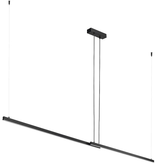 Argon 8838 - LED Csillár zsinóron MIAMI LED/74W/230V 3000K fekete