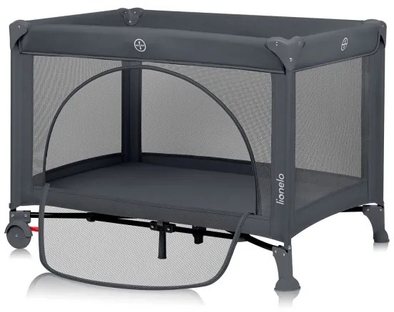 Lionelo - LAURA utazóágy Grey Concrete