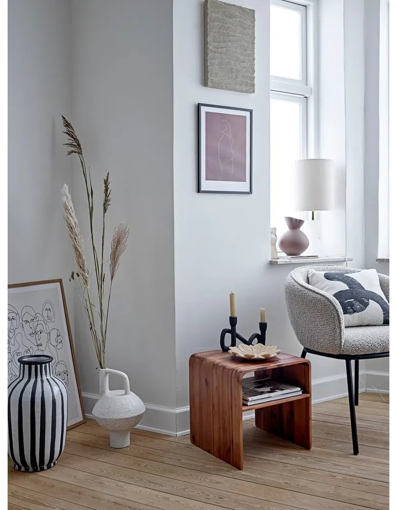 Ngoie bézs terrakotta váza, magasság 17 cm - Bloomingville