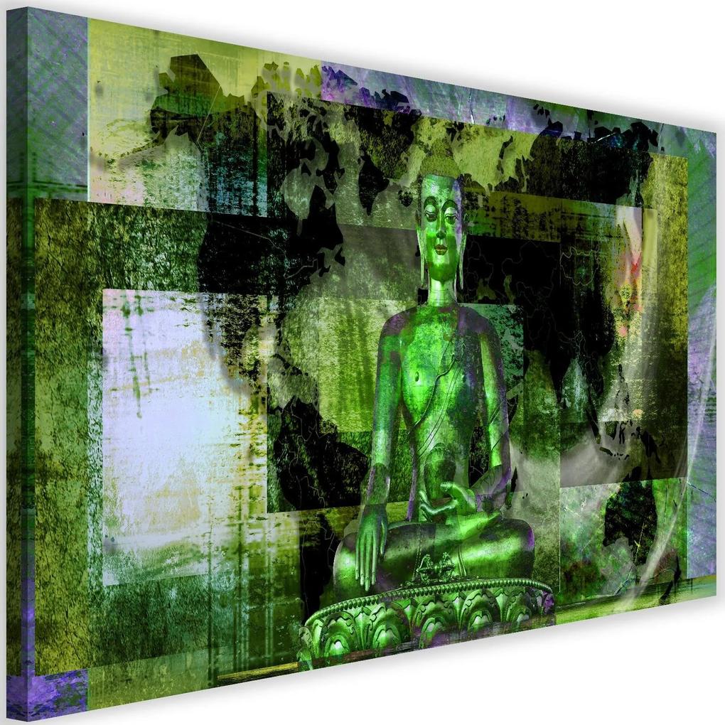 Modern kép 120x80cm &#8211; Buddha And Abstract Background 1 