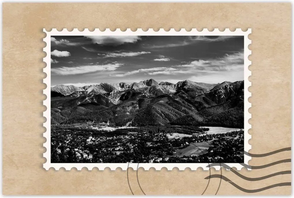 Poszterek 90x60 Tátra Lengyel hegyek Kilátás