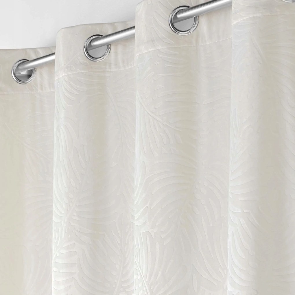 Trópusi Függöny fehér, áttetsző 140x240 cm