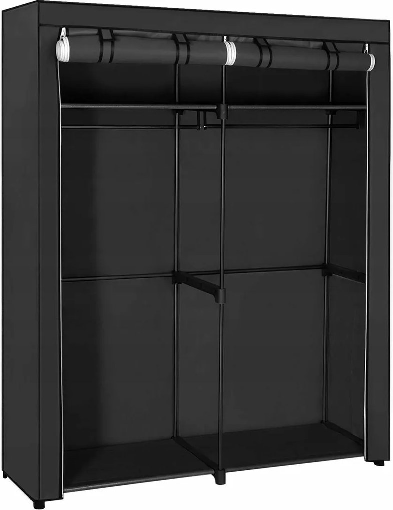 Ruhatároló szekrény hordozható szövet szekrény, 43 x 140 x 174 cm