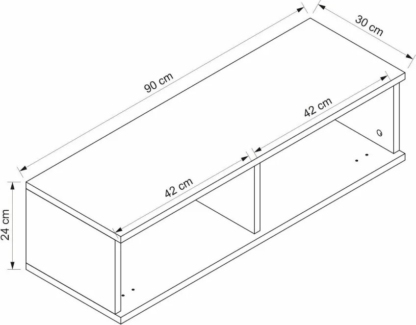 Vina komód, 90 cm – TR506MNR4345