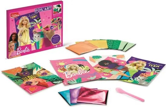 Fóliás képkészítő készlet, MAPED CREATIV Barbie Foil'Art (IMAC907074)