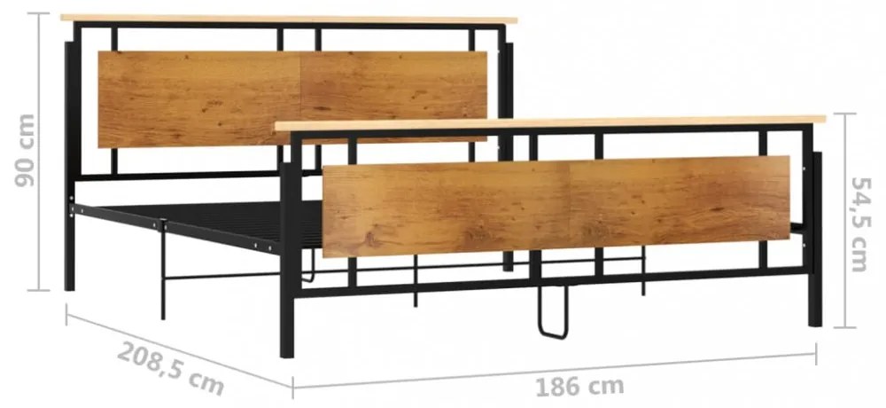 fém ágykeret 180 x 200 cm